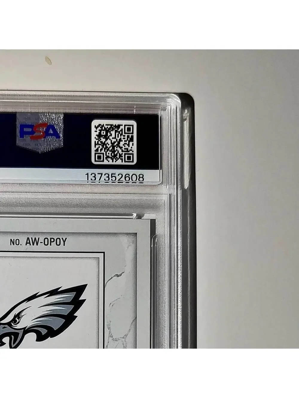 Saquon Barkley 2024 Panini NFL Offensive Player of the Year Eagles PSA 8 NM-MT